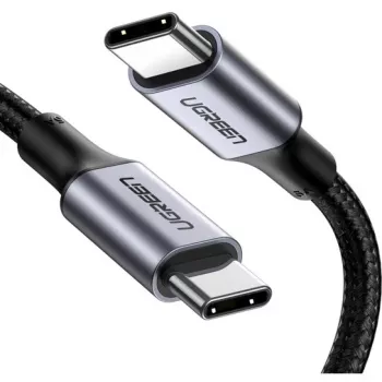 UGREEN USB-C naar USB-C aluminium behuizing met gevlochten kabel 1m