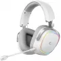 Rampage RETSU draadloze over-ear headset BT 2.4G RGB wit