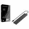 Conceptronic 7-poorts USB 2.0-hub met voeding - zwart (HUBBIES08BP)