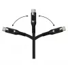 Good Connections USB 2.0 laad- en datakabel 100W met digitale display USB-C naar USB-C 1m zwart