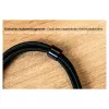 Good Connections USB 2.0 laad- en datakabel 100W met digitale display USB-C naar USB-C 1m zwart