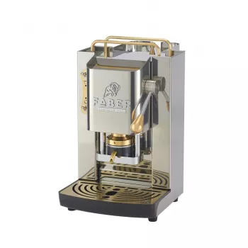 Faber Pro Inox Deluxe Glossy Brass espressomachine