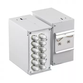 EFB-Elektronik frontpaneel voor 6 x SC-simplex, LC-duplex, E2000 met 1,7 mm schroefgaten