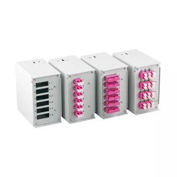 EFB-Elektronik frontpaneel voor 6 x SC-simplex, LC-duplex, E2000 met 1,7 mm schroefgaten