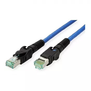 EasyLan VarioBoot Cat.6A S/FTP patchkabel blauw 1,0 m