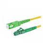 EFB-Elektronik simplex glasvezel-patchkabel LC/APC naar SC OS2 G.657.A2 1m 3,0mm geel 9/125µm