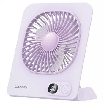 USAMS ZB363 Magnetische Tafelventilator Paars