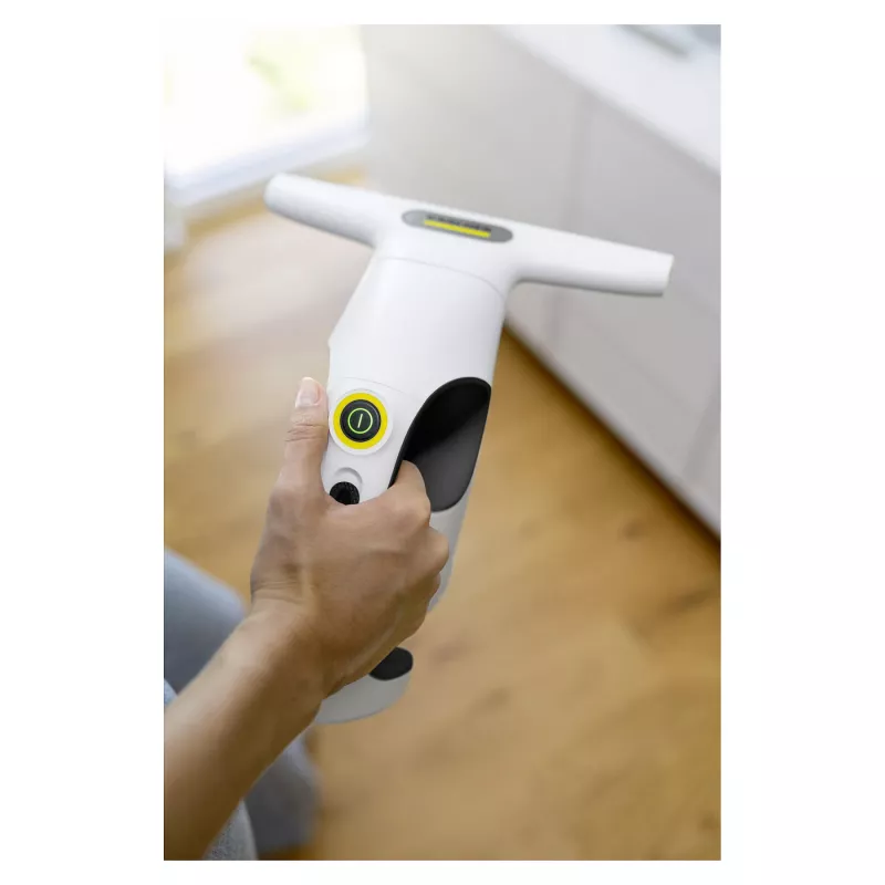 Kärcher WV 1 Compact Care Raamzuiger, Lithium-ion, 25 min looptijd, 100 ml tank, Geel/Zwart
