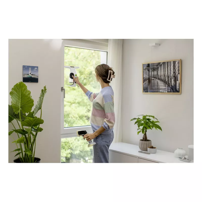 Kärcher WV 1 Compact Care Raamzuiger, Lithium-ion, 25 min looptijd, 100 ml tank, Geel/Zwart