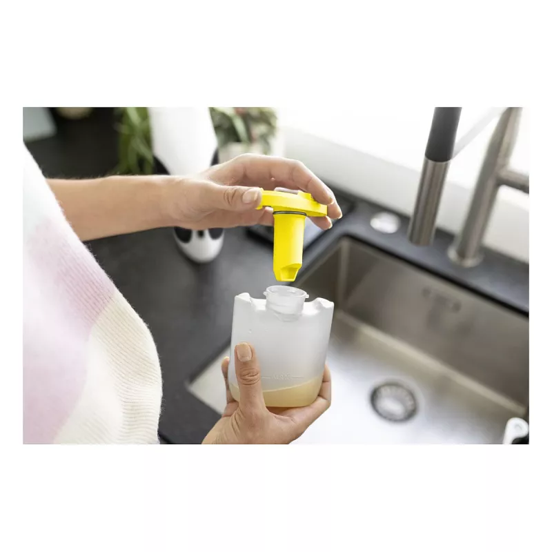 Kärcher WV 1 Compact Care Raamzuiger, Lithium-ion, 25 min looptijd, 100 ml tank, Geel/Zwart