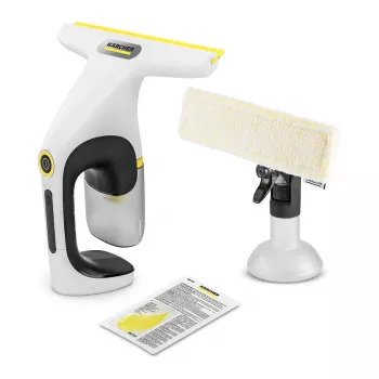Kärcher WV 1 Compact Care Raamzuiger, Lithium-ion, 25 min looptijd, 100 ml tank, Geel/Zwart