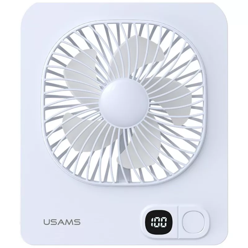 USAMS ZB363 Magnetische Tafelventilator Blauw