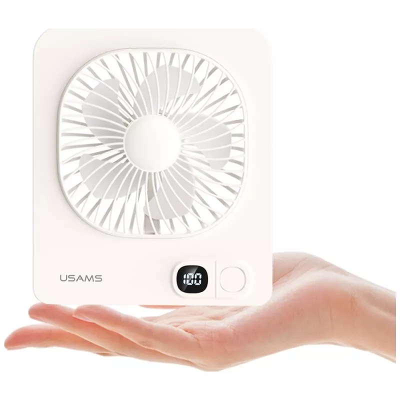 USAMS ZB363 Magnetische Tafelventilator Blauw