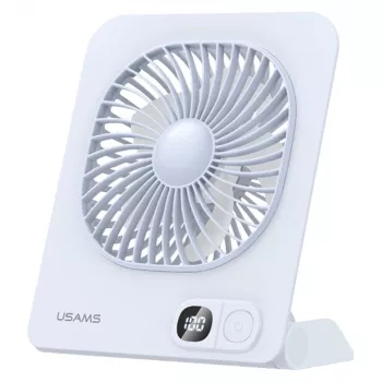 USAMS ZB363 Magnetische Tafelventilator Blauw
