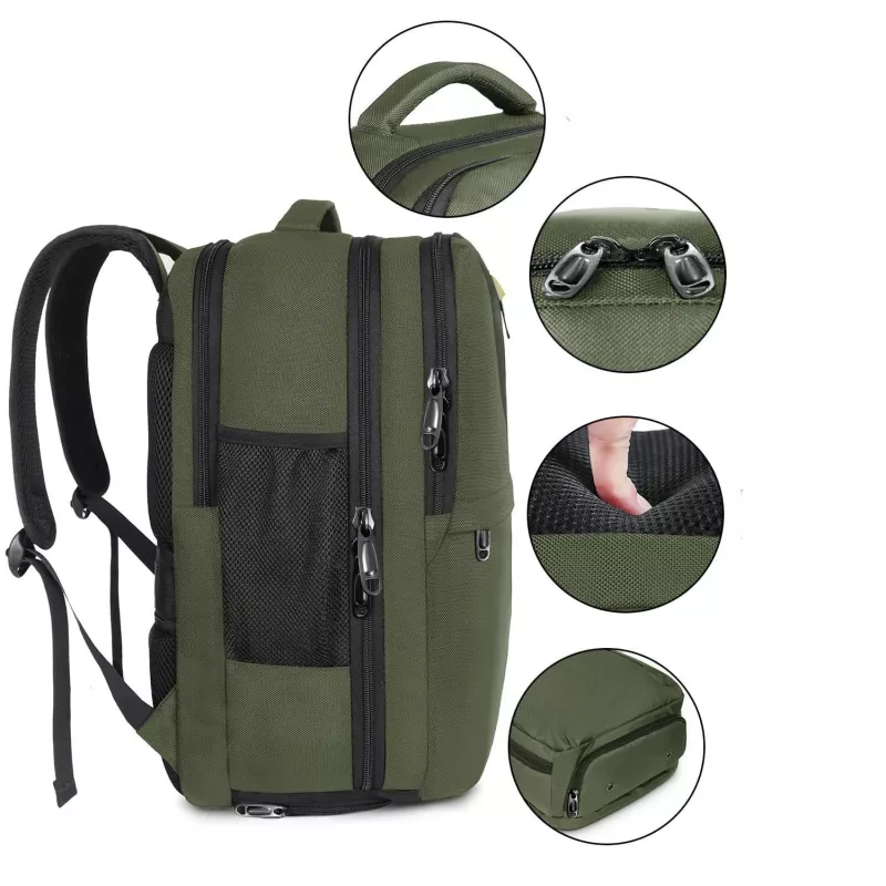 Black Forest KM04 Cabin Travel Backpack 50x20x33 cm Groen