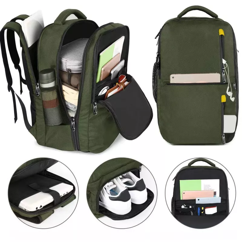 Black Forest KM04 Cabin Travel Backpack 50x20x33 cm Groen