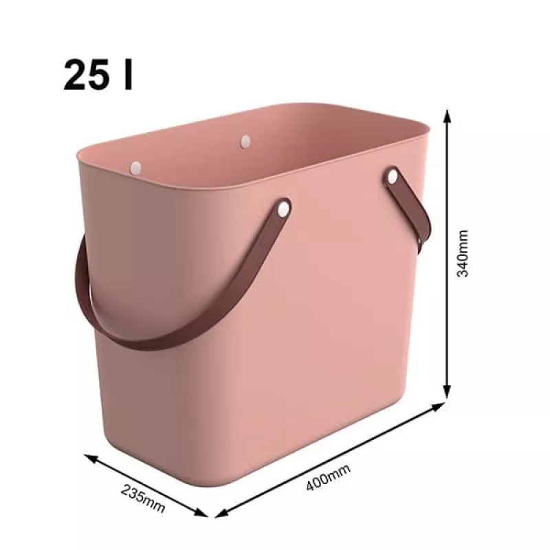 Rotho Multibag Albula Style 25L opbergbox, Meadow Rose