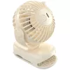 AWEI F45 mini tafelventilator met clip, 1200mAh, wit