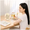 AWEI F45 mini tafelventilator met clip, 1200mAh, wit