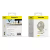 AWEI F45 mini tafelventilator met clip, 1200mAh, wit