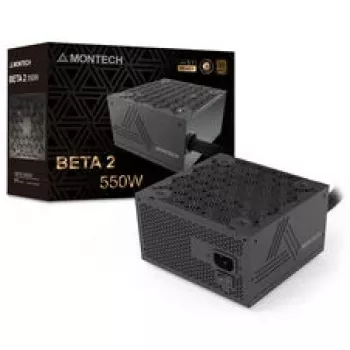 Montech BETA 2 80 PLUS Bronze voeding, ATX 3.1 - 550 Watt, zwart