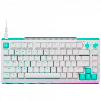 Logitech G512 X 75 mechanisch gaming-toetsenbord - wit - US International - bedraad USB