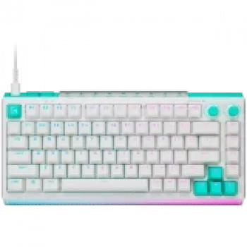 Logitech G512 X 75 mechanisch gaming-toetsenbord - wit - US International - bedraad USB