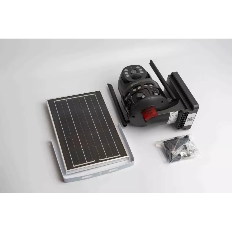 Technaxx TX-329 Dual 4G LTE buitenbewakingscamera 3MP+3MP met zonnepaneel