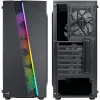 Aerocool Blade V1 midi tower zwart gehard glas