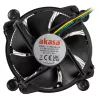 Akasa AK-CC6606BP01 low profile CPU-koeler - socket LGA 1700, 63,2 mm hoog, 92-mm ventilator, zwart