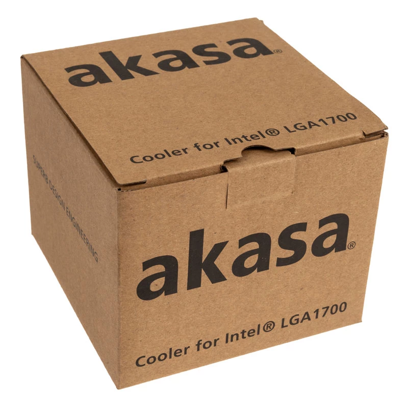 Akasa AK-CC6606BP01 low profile CPU-koeler - socket LGA 1700, 63,2 mm hoog, 92-mm ventilator, zwart