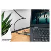 GoodConnections USB-C 4.0 (ST-ST) 1m gevlochten kabel 100W 8K 30Hz antraciet