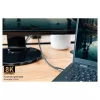 GoodConnections USB-C 4.0 (ST-ST) 1m gevlochten kabel 100W 8K 30Hz antraciet