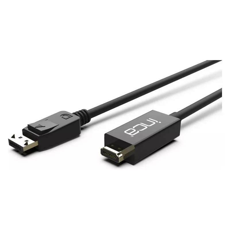 INCA DisplayPort naar HDMI-kabel 1,8 m 10,2 Gbit/s zwart