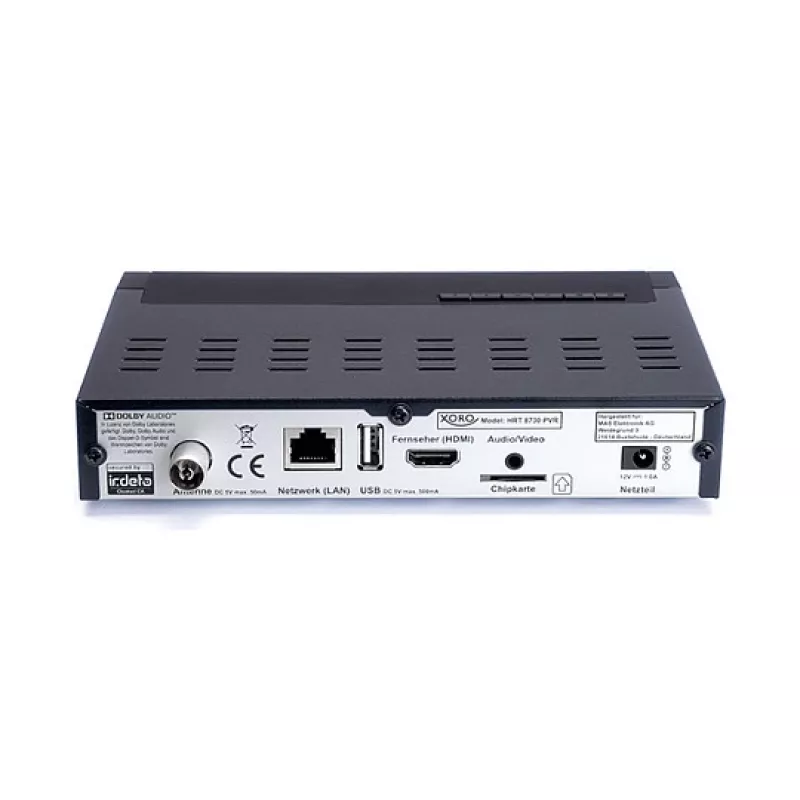 Xoro HRT 8730 DVB-T/T2 Full HD receiver, zwart