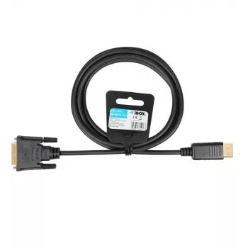 IBOX HDMI naar DVI-D kabel FullHD 1080p 2m zwart