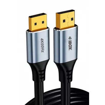 IBOX DisplayPort kabel 4K60Hz 2m zwart