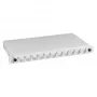 EFB Elektronik lasbox 6x LC Duplex OM4 uitschuifbaar, 1U, deels gevuld, lichtgrijs