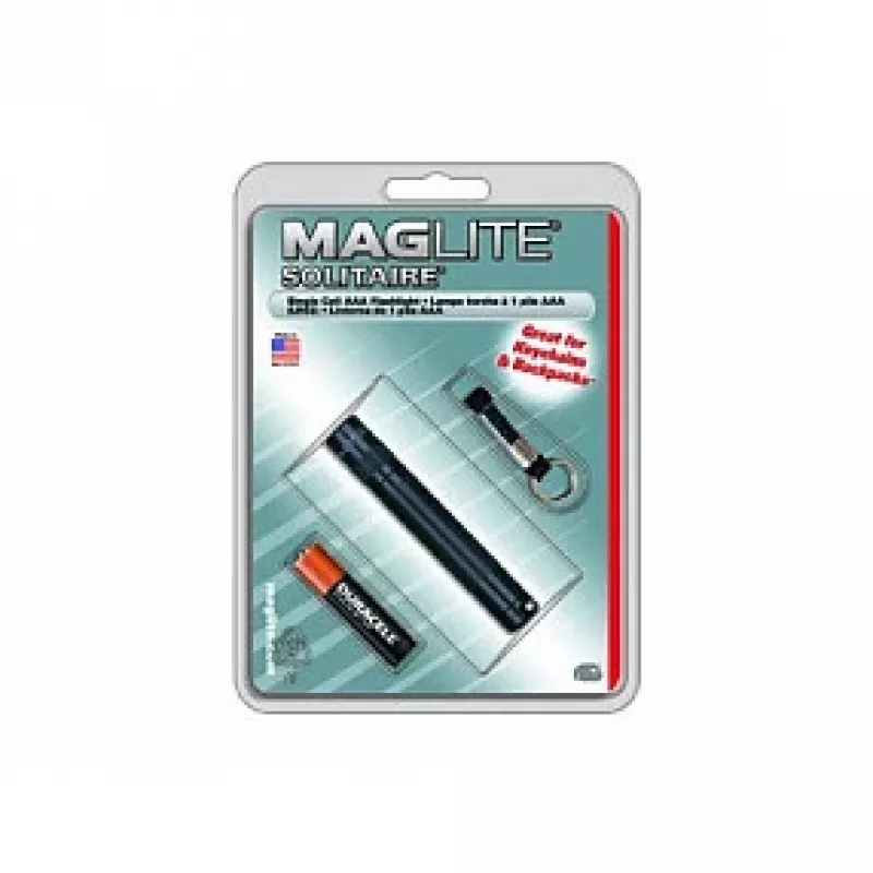 Maglite Solitaire Krypton mini zaklamp zwart 37 lumen AAA