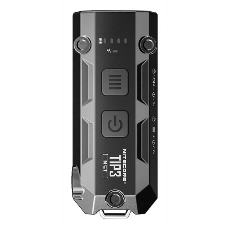 NITECORE TIP3 sleutelhangerlamp zwart 720 lumen