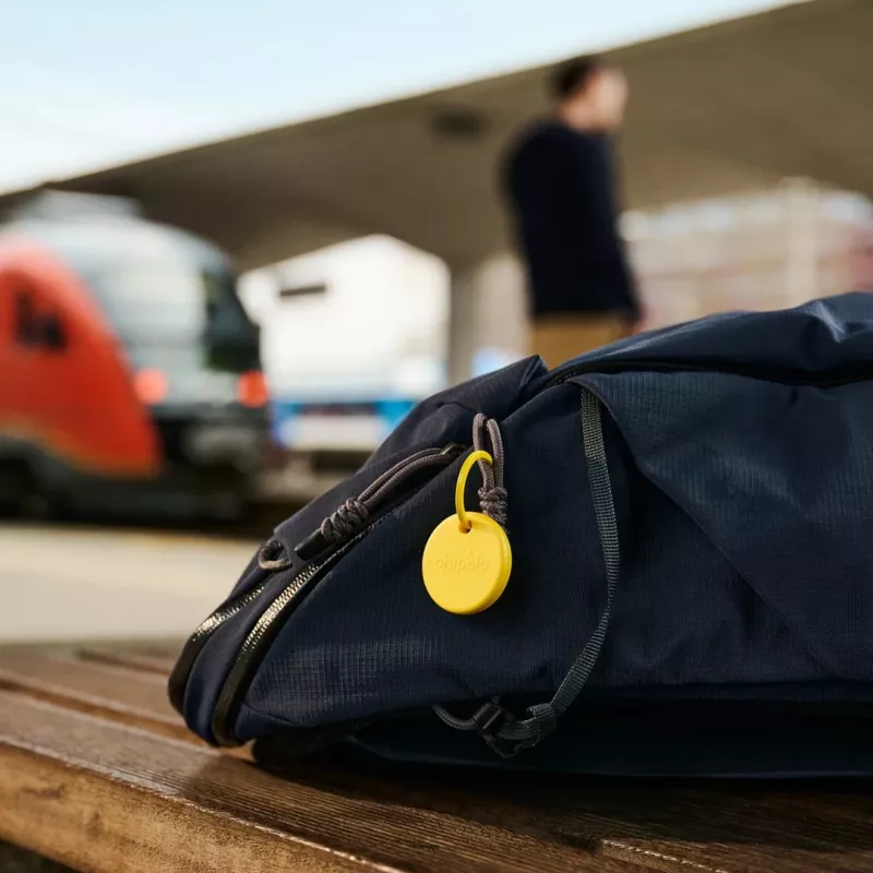 Chipolo POP Bluetooth-tracker met vervangbare batterij voor iOS & Android, blauw