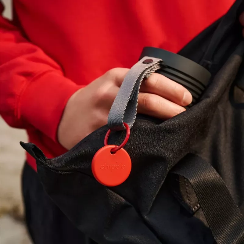Chipolo POP Bluetooth-tracker met vervangbare batterij voor iOS & Android, blauw