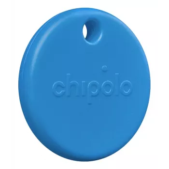 Chipolo POP Bluetooth-tracker met vervangbare batterij voor iOS & Android, blauw