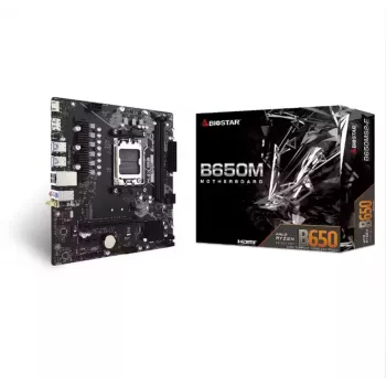 BIOSTAR B650MS2-E moederbord, AMD AM5, DDR5, Micro ATX