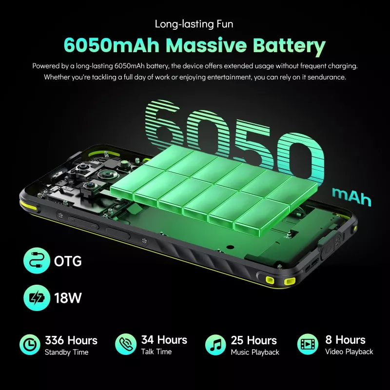 Ulefone Armor X31 6/128GB zwart robuuste smartphone