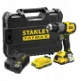 STANLEY FATMAX SFMCD726D2T 18V borstelloze accu-slagboormachine (2x 2,0Ah accu's, oplader, TSTAK-koffer)