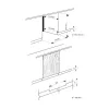 MPM-100-CJI-19 inbouw koel-vriescombinatie, 88 L, wit, energieklasse F