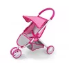 MILLY MALLY poppenwagen Susie Prestige – roze/grijs/wit