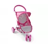 MILLY MALLY poppenwagen Susie Prestige – roze/grijs/wit