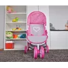 MILLY MALLY poppenwagen Susie Prestige – roze/grijs/wit